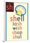 SH for Shell-null-Framed Art Print