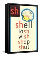SH for Shell-null-Framed Stretched Canvas