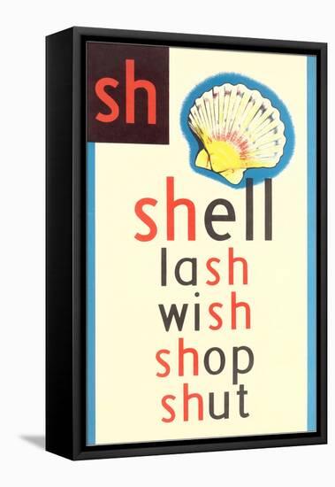 SH for Shell-null-Framed Stretched Canvas