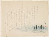 Shore Pilings, 1889-Sh?kitsu-Framed Giclee Print