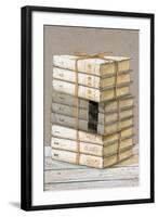 Shabby Chic Books-null-Framed Art Print