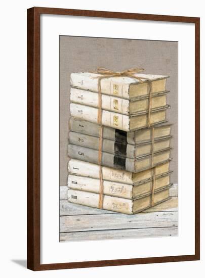 Shabby Chic Books-null-Framed Art Print