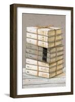 Shabby Chic Books-null-Framed Art Print