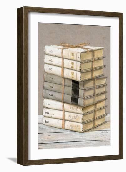 Shabby Chic Books-null-Framed Art Print