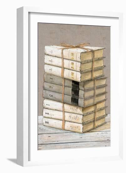 Shabby Chic Books-null-Framed Art Print