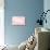 Shabby Chic Cherry Blossom Background-norwayblue-Stretched Canvas displayed on a wall