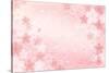 Shabby Chic Cherry Blossom Background-norwayblue-Stretched Canvas
