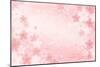 Shabby Chic Cherry Blossom Background-norwayblue-Mounted Art Print