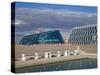 Shabyt Palace of Arts and Palace of Independence, Astana, Kazakhstan, Central Asia, Asia-Jane Sweeney-Stretched Canvas