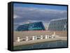 Shabyt Palace of Arts and Palace of Independence, Astana, Kazakhstan, Central Asia, Asia-Jane Sweeney-Framed Stretched Canvas