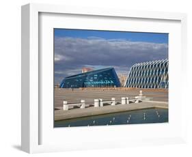 Shabyt Palace of Arts and Palace of Independence, Astana, Kazakhstan, Central Asia, Asia-Jane Sweeney-Framed Photographic Print