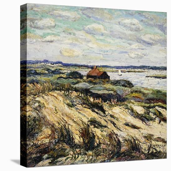 Shack on the Bay-Ernest Lawson-Stretched Canvas