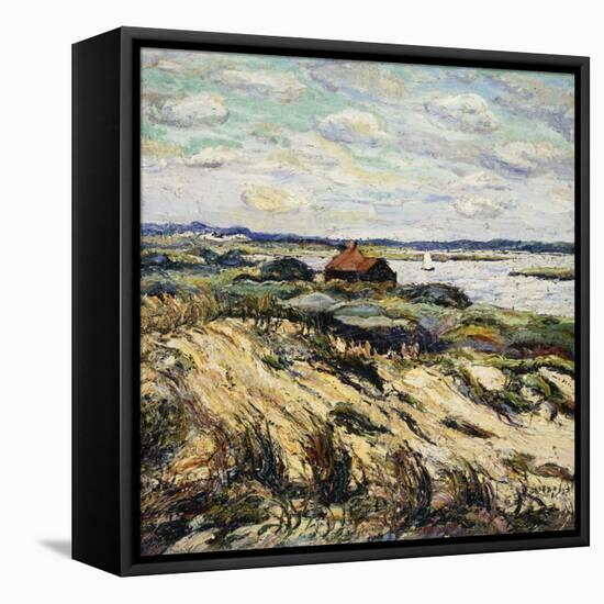 Shack on the Bay-Ernest Lawson-Framed Stretched Canvas