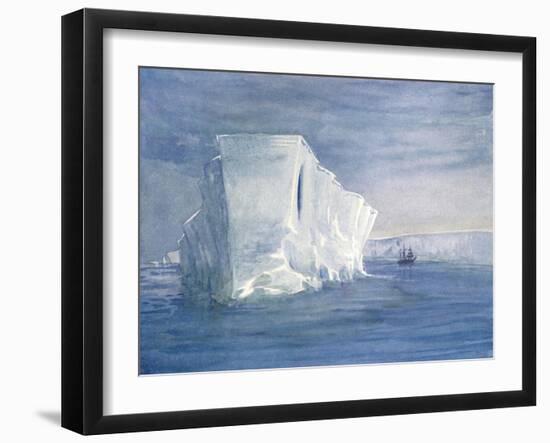 Shackleton Iceberg-null-Framed Art Print