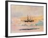 Shackleton's Ship, the Nimrod, in Mcmurdo Sound, 1912-George Marston-Framed Giclee Print