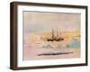 Shackleton's Ship, the Nimrod, in Mcmurdo Sound, 1912-George Marston-Framed Giclee Print