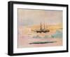 Shackleton's Ship, the Nimrod, in Mcmurdo Sound, 1912-George Marston-Framed Giclee Print