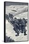 Shackleton, Sledging, 1908-Stanley Wood-Framed Stretched Canvas