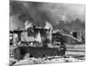 Shacks of Bonus Army Burning in Washington DC-null-Mounted Photographic Print