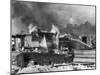 Shacks of Bonus Army Burning in Washington DC-null-Mounted Photographic Print