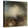 Shade and Darkness - the Evening of the Deluge-JMW Turner-Stretched Canvas