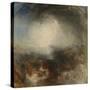 Shade and Darkness - the Evening of the Deluge-JMW Turner-Stretched Canvas