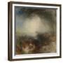 Shade and Darkness - the Evening of the Deluge-JMW Turner-Framed Giclee Print