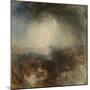 Shade and Darkness - the Evening of the Deluge-JMW Turner-Mounted Giclee Print