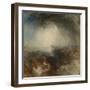 Shade and Darkness - the Evening of the Deluge-JMW Turner-Framed Giclee Print