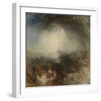 Shade and Darkness - the Evening of the Deluge-JMW Turner-Framed Giclee Print