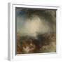 Shade and Darkness - the Evening of the Deluge-JMW Turner-Framed Giclee Print