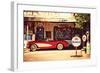 Shade Break on Route 66-null-Framed Art Print