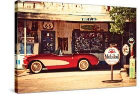 Shade Break on Route 66-null-Stretched Canvas