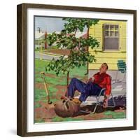 "Shade Tree", April 12, 1958-Richard Sargent-Framed Giclee Print