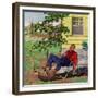 "Shade Tree", April 12, 1958-Richard Sargent-Framed Giclee Print