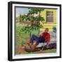 "Shade Tree", April 12, 1958-Richard Sargent-Framed Giclee Print