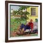 "Shade Tree", April 12, 1958-Richard Sargent-Framed Giclee Print