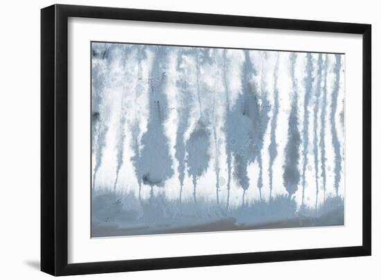 Shaded Blues-Ann Bailey-Framed Art Print