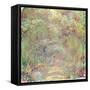 Shaded Path, C.1920-Claude Monet-Framed Stretched Canvas