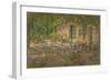 Shaded Table, Le Thor-Susan Ryder-Framed Giclee Print