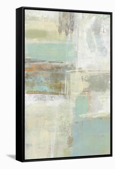 Shades of Celedon II-Silvia Vassileva-Framed Stretched Canvas