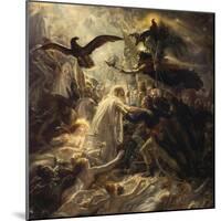 Shades of French Warriors Led into Odin's Palace by Victory, 1802-Anne-Louis Girodet de Roussy-Trioson-Mounted Giclee Print