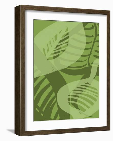 Shades of Green II-Alicia Ludwig-Framed Art Print