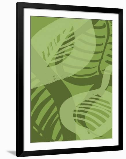 Shades of Green II-Alicia Ludwig-Framed Art Print