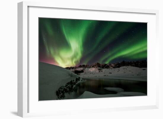 Shades of Green-null-Framed Art Print