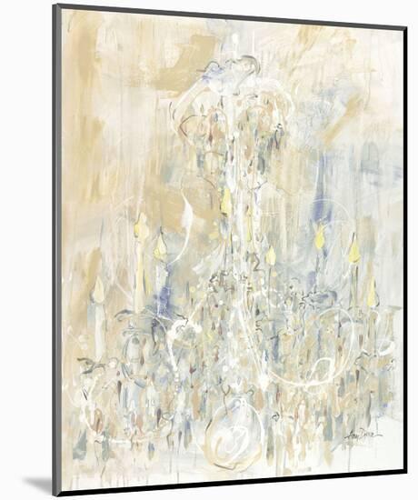 Shades of White Chandelier-Amy Dixon-Mounted Art Print