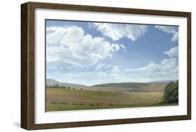 Shadow and Sunlight, Hayfield-Elissa Gore-Framed Giclee Print