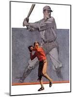 "Shadow Batter,"October 8, 1932-John E. Sheridan-Mounted Giclee Print