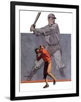 "Shadow Batter,"October 8, 1932-John E. Sheridan-Framed Premium Giclee Print