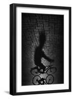 Shadow Bike-Antonio Grambone-Framed Giclee Print